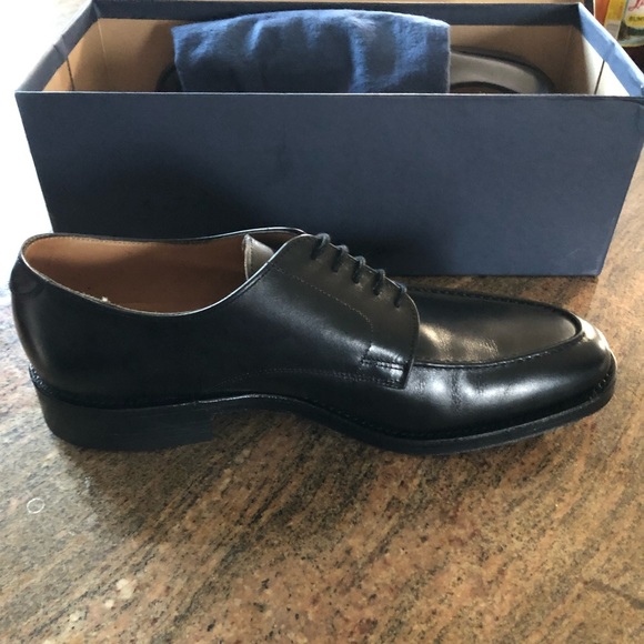 Joseph Cheaney Black Blucher mock toe Oxford. US 9